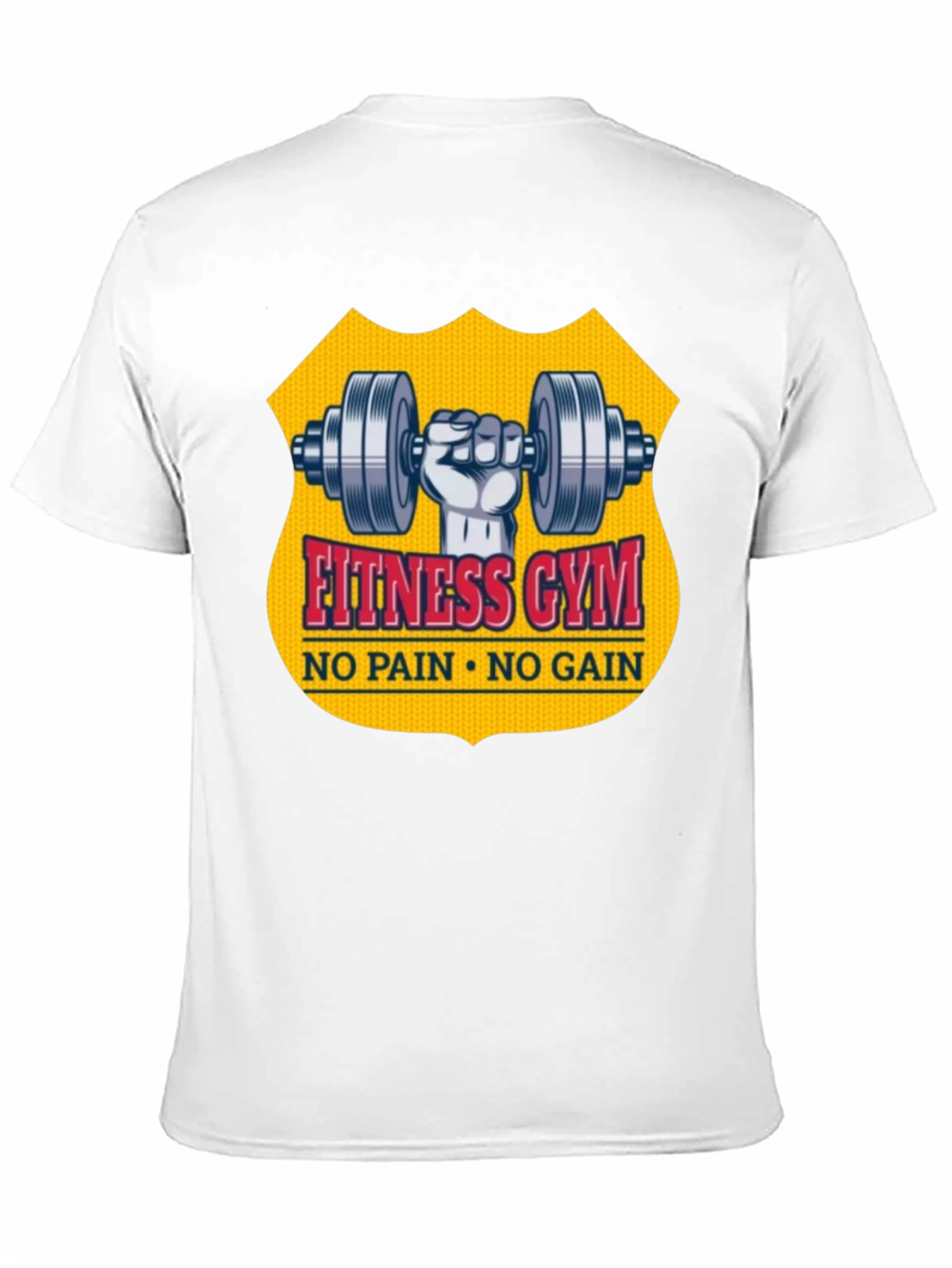 Fitness Gym No Pain No Gain Graphic T-Shirt