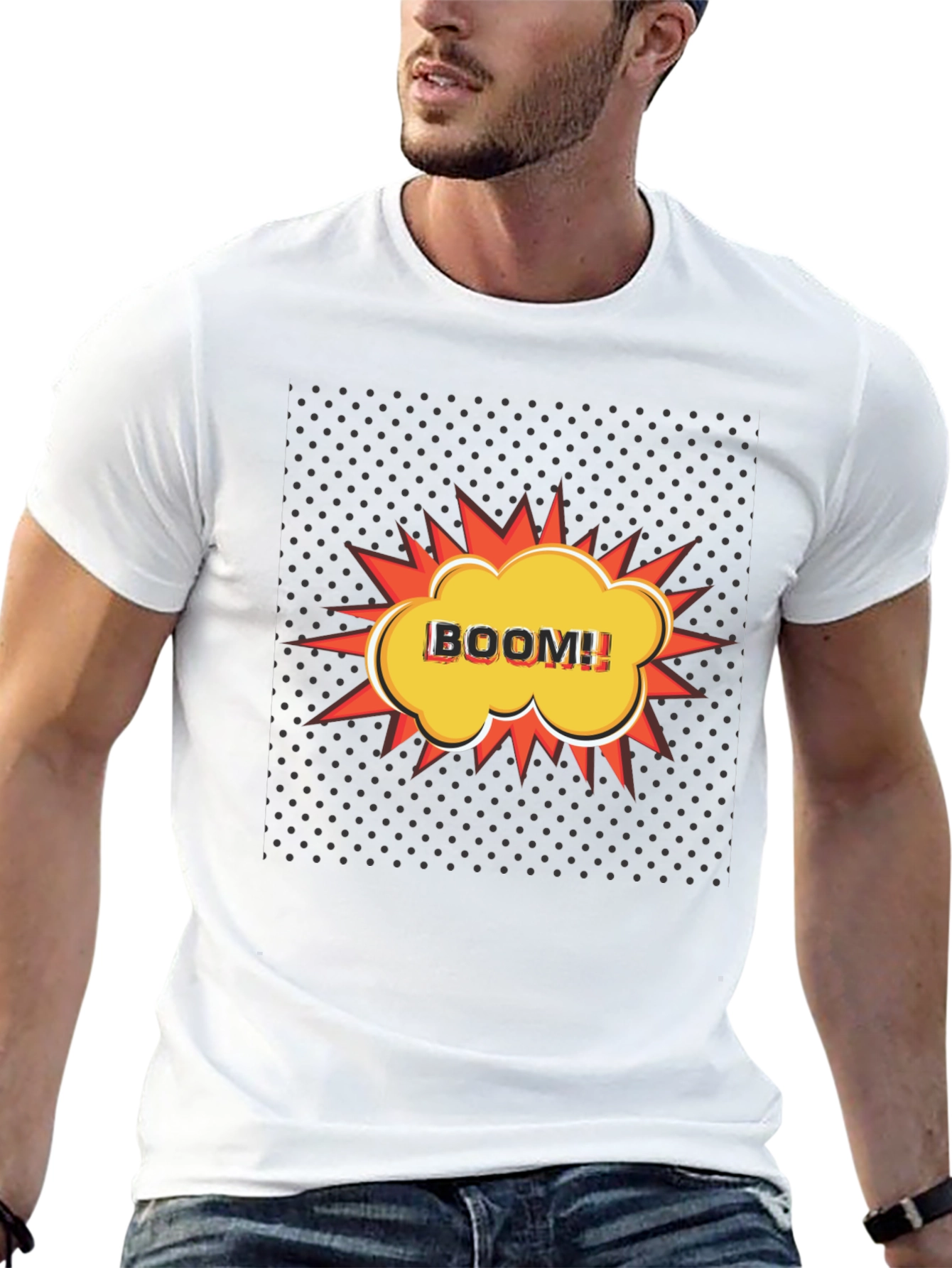 BOOM Graphic Tee - Mens Black T-Shirt