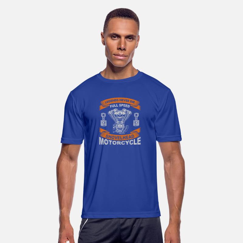 LEGENDS NEVER DIE FULL SPEED SHOVELHEAD MOTORCYCLE