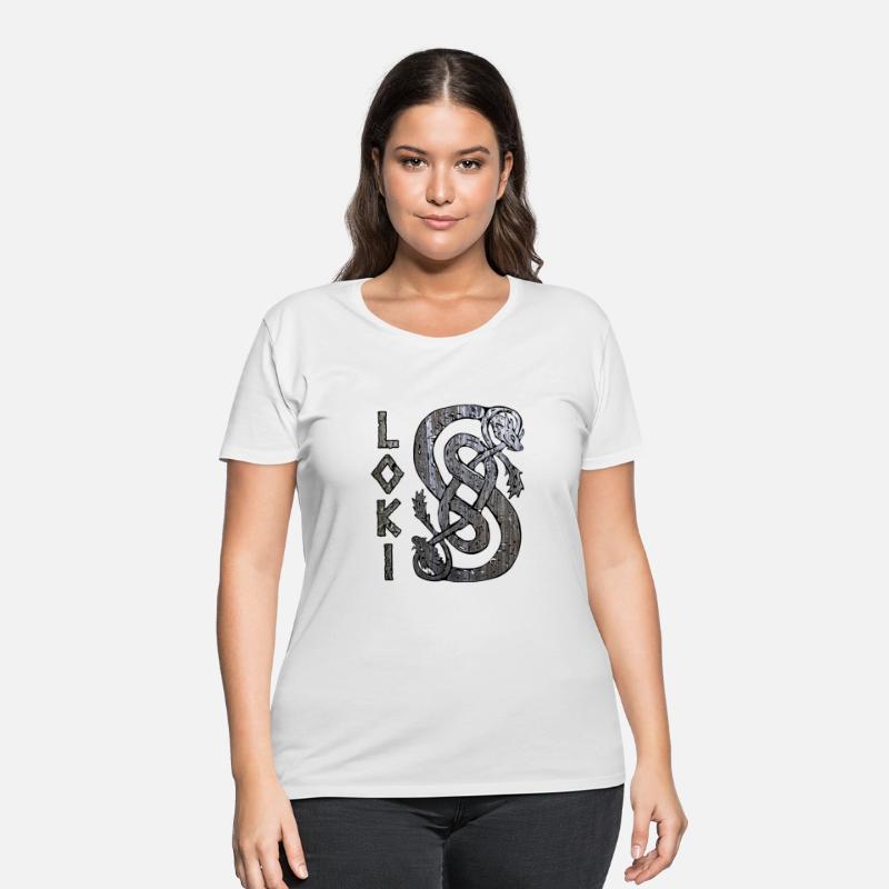 Loki's Symbol The Serpent Tee Thor Mjolnir Valknut