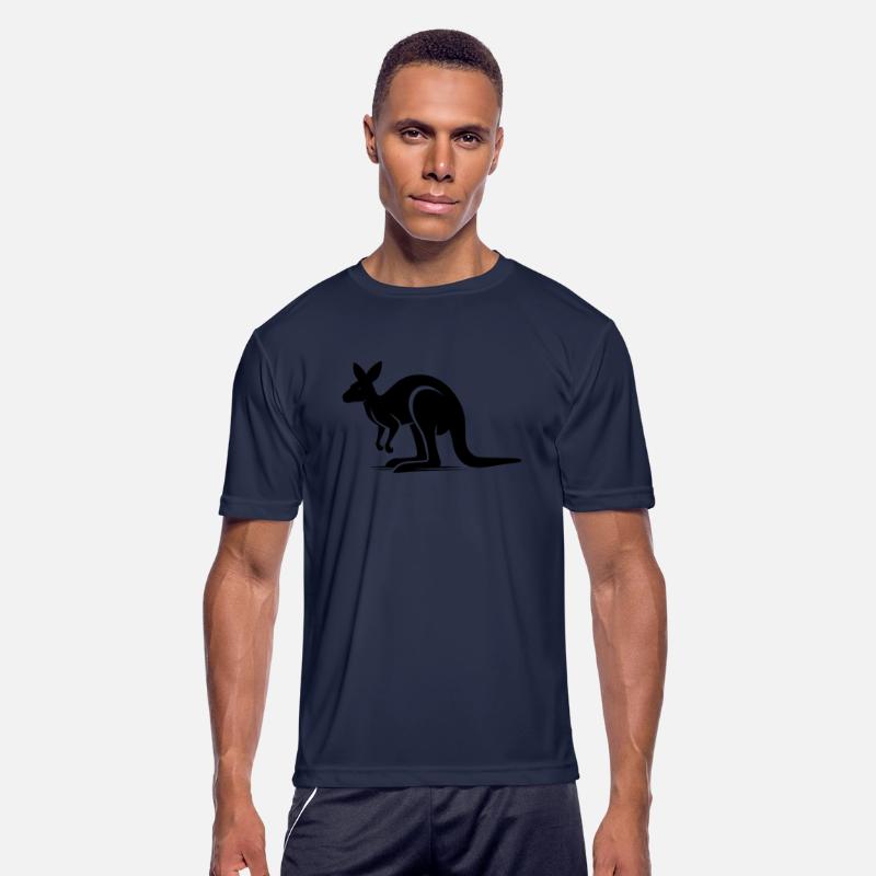 Majestic Kangaroo In Minimalist Form
