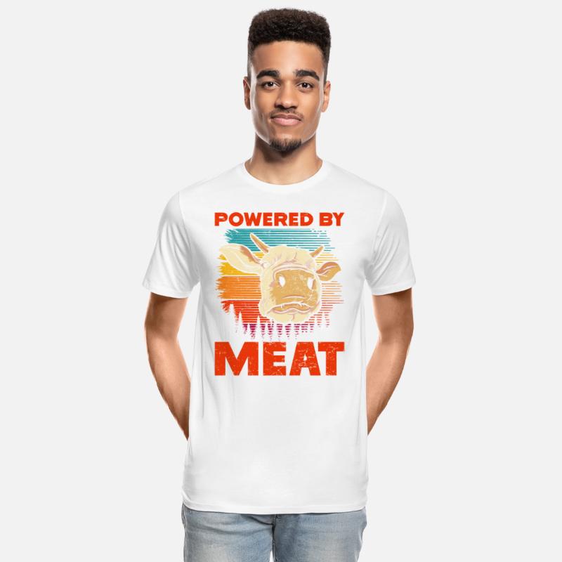 Meat Eaters POWERED BY MEAT Meat Lover Funny