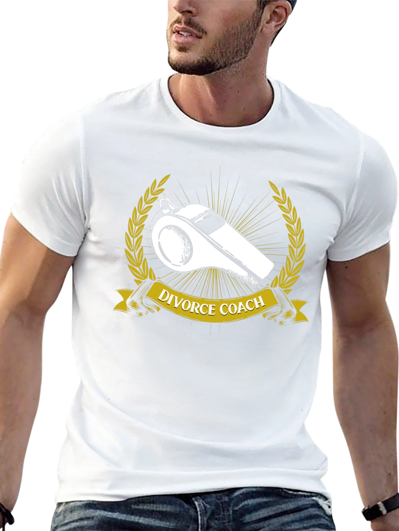 Divorce Coach T-Shirt - Whistle Design