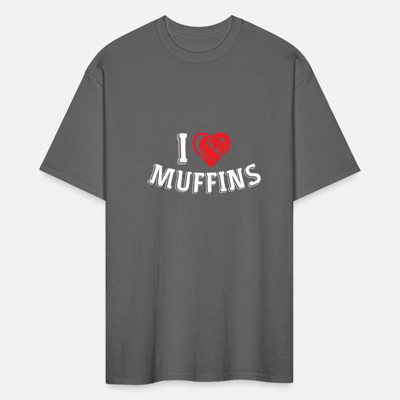 Muffins Love Heart Batter Baked Goods Food Brunch
