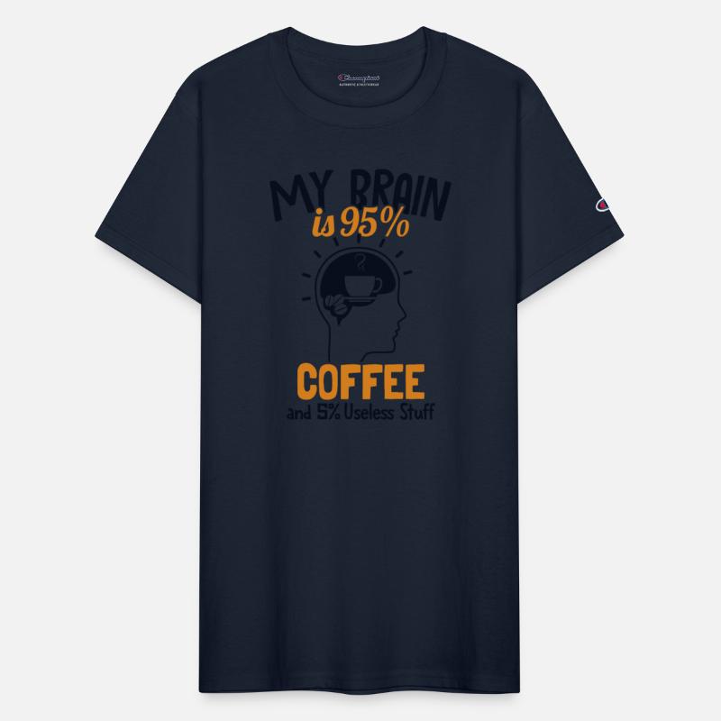 My Brain is 95% Coffee Queen Latte Art Barista
