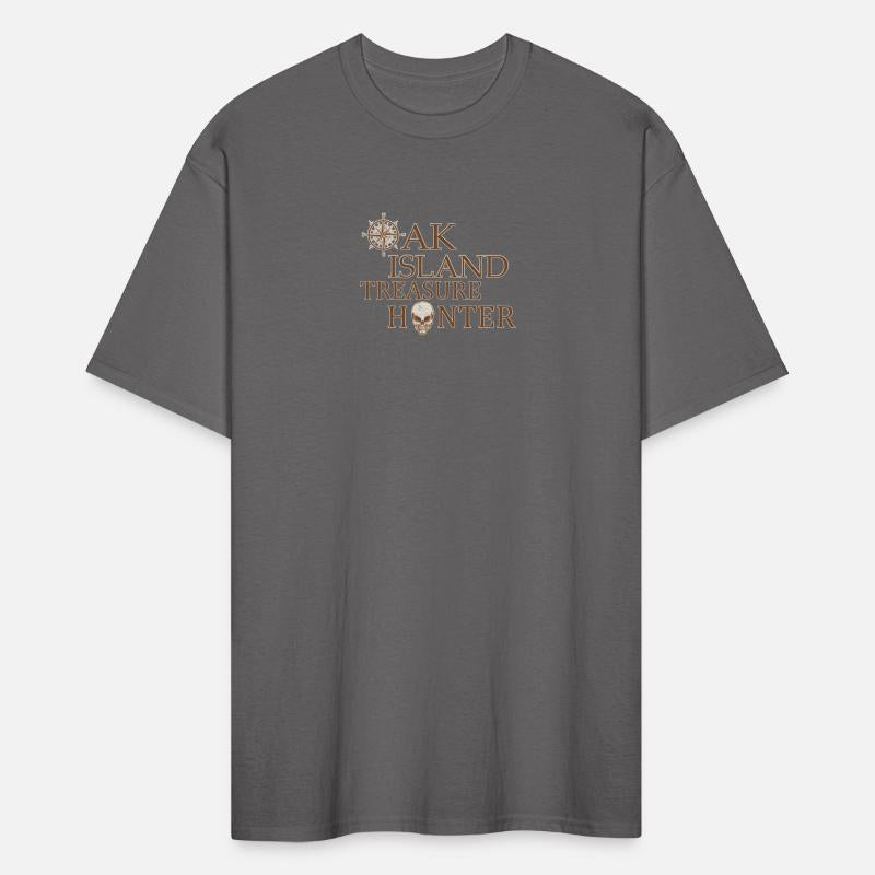 Oak Island Treasure Hunter Vintage Skull and