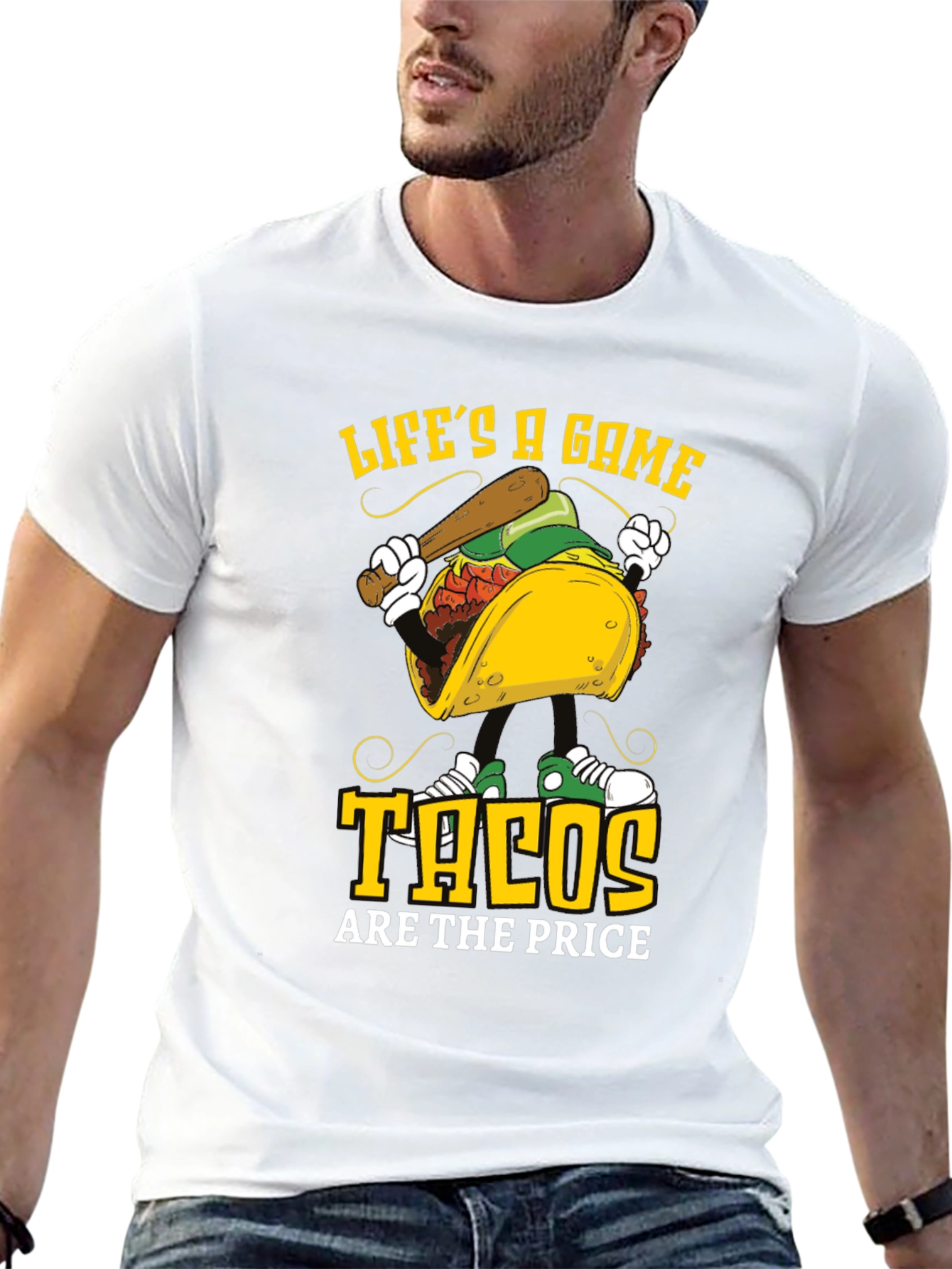Lifes a Game Tacos are the Price T-shirt