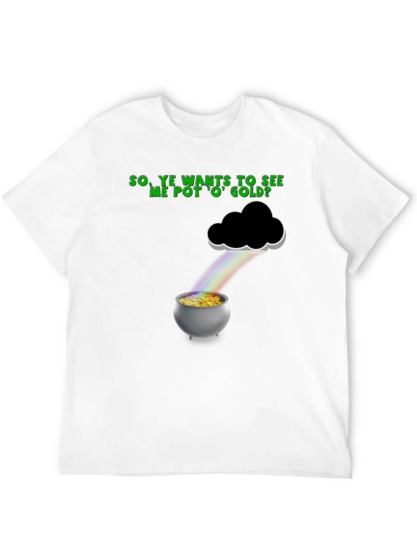Lucky Leprechauns Gold Graphic Tee