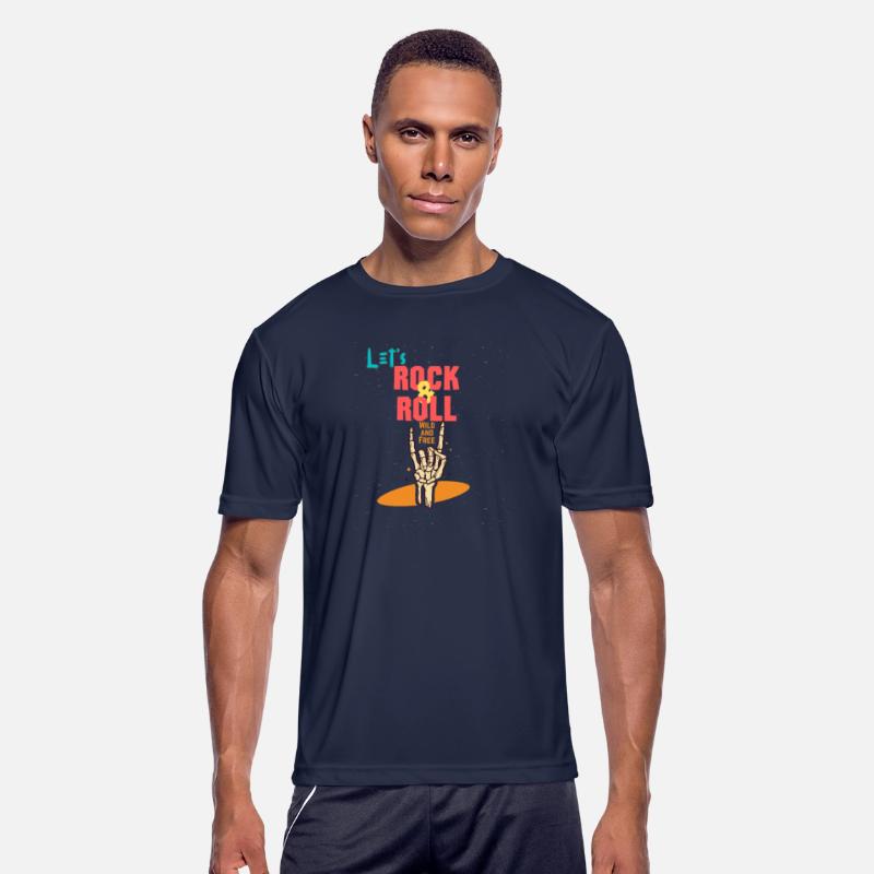 Retro Let s Rock Music T Shirt