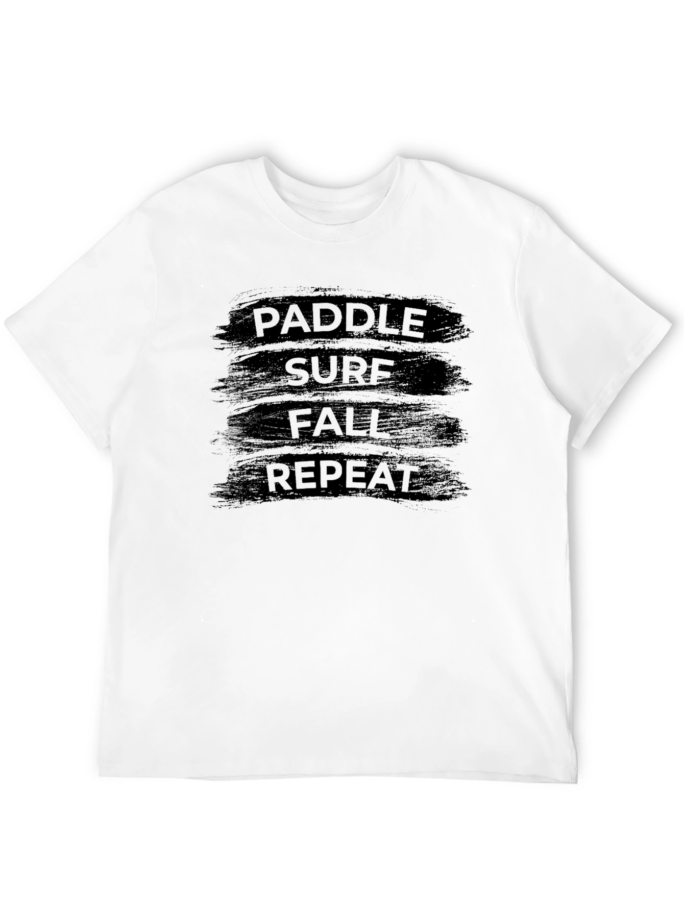Paddle Surf Fall Repeat Graphic Tee - Black