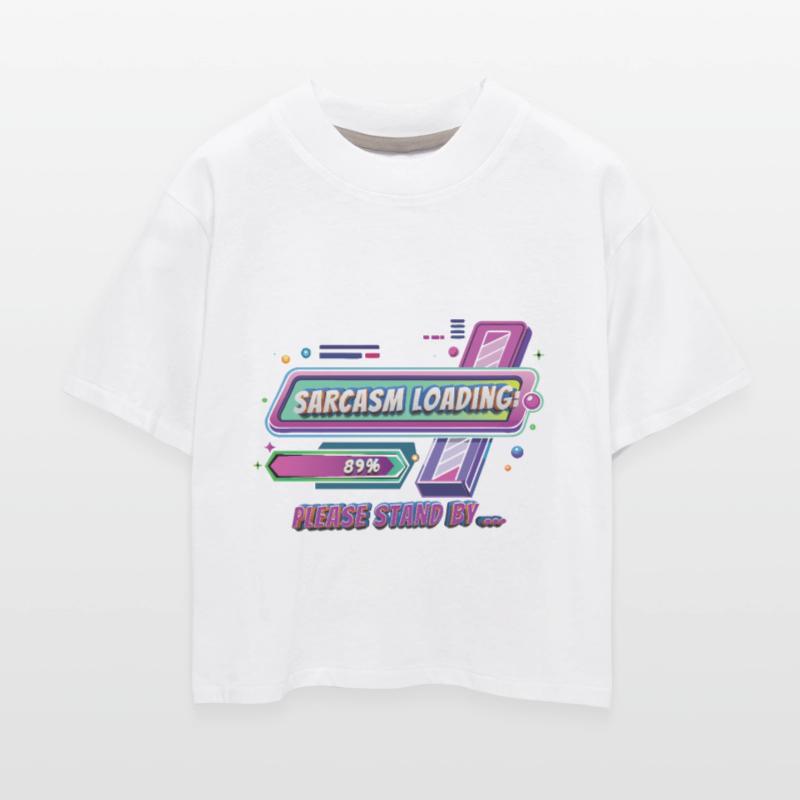 Sarcasm Loading – Witty Tech-Inspired Funny Tee