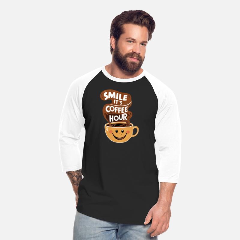Smile it's coffee hour,funny coffee quotes