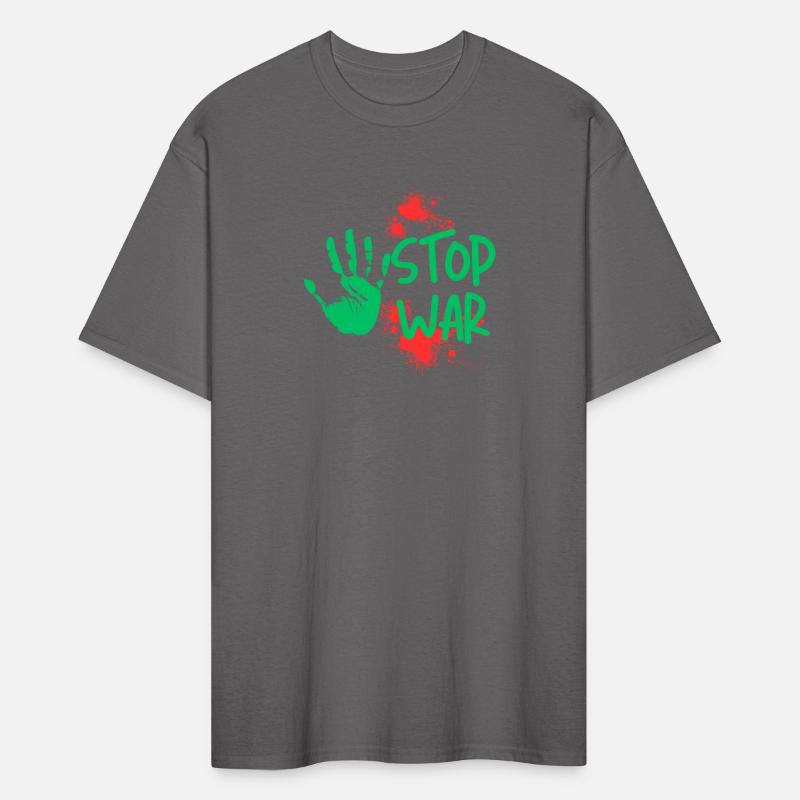 Stop War – Bold Handprint Anti-War Graphic Design