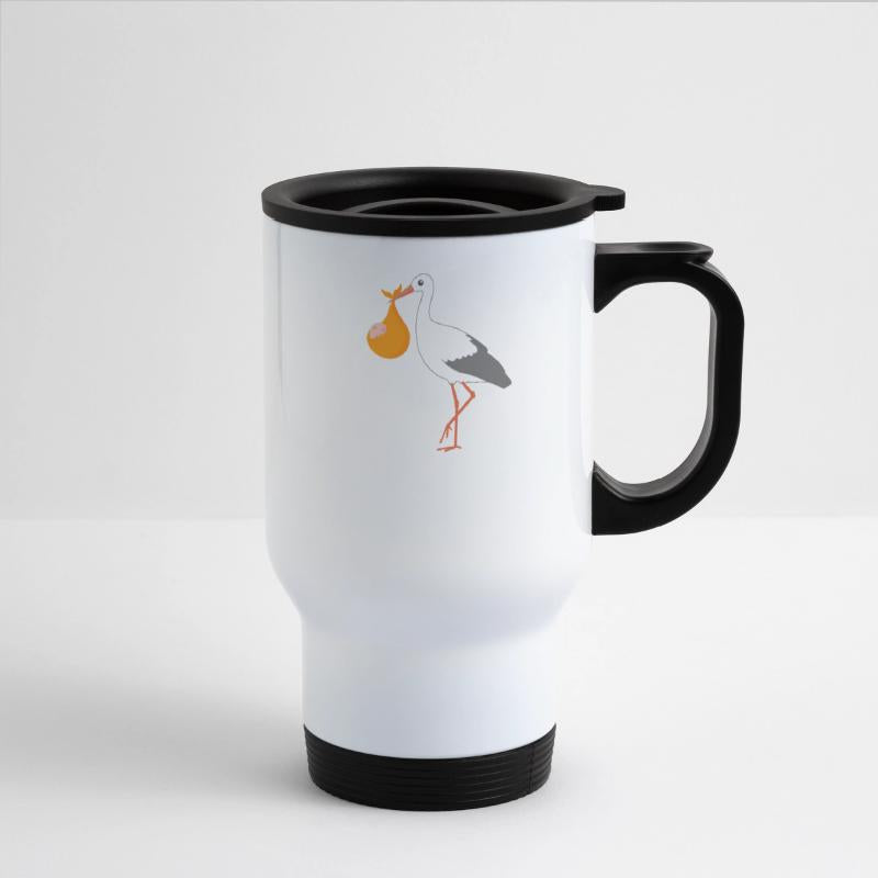 Stork Brings The Baby, Baby Is Coming Soon, Mom