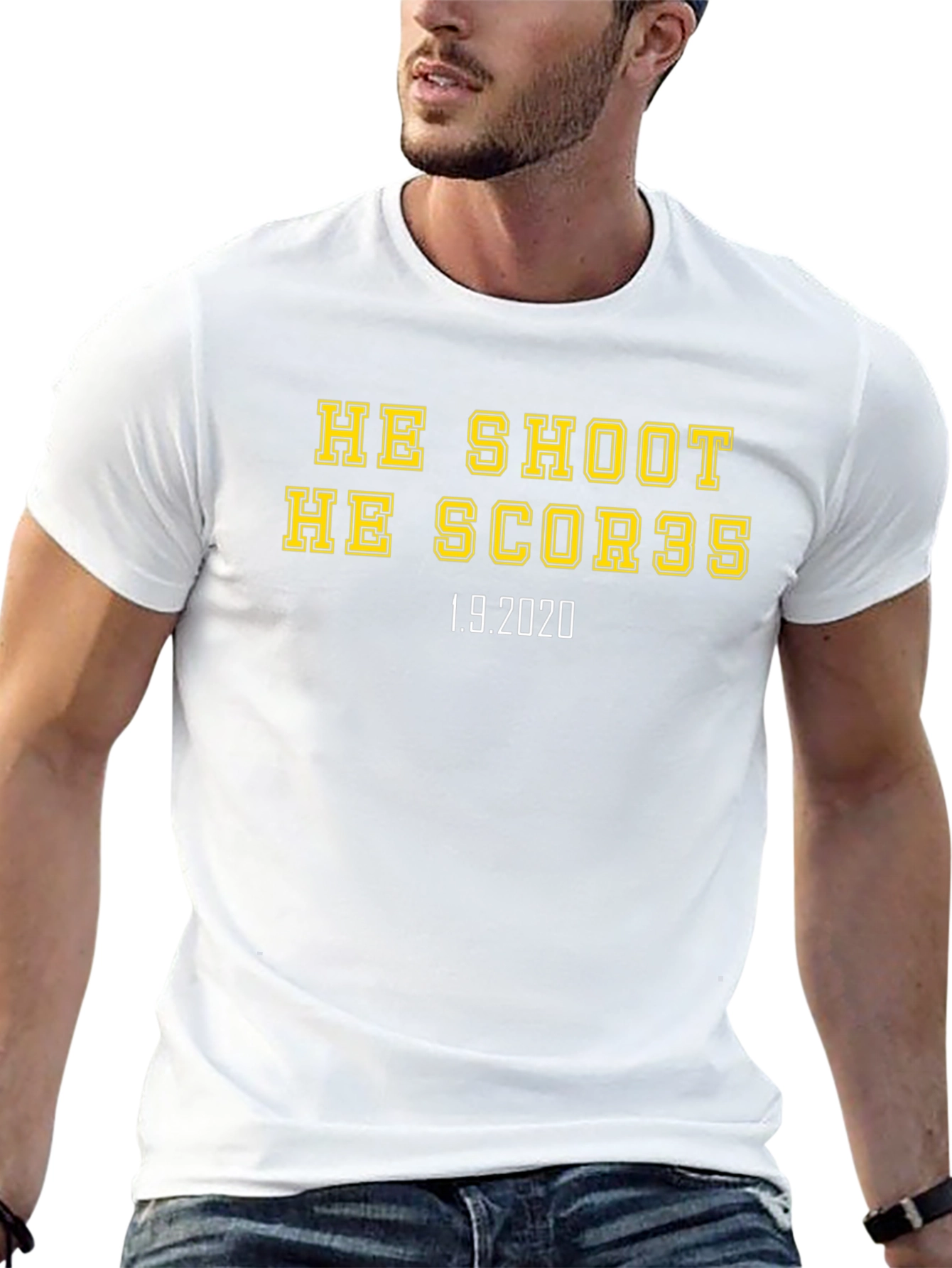 He Shoot He Score Basketball T-Shirt