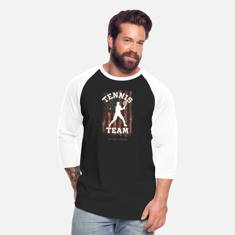 Tennis United States Flag Team Tennis Player