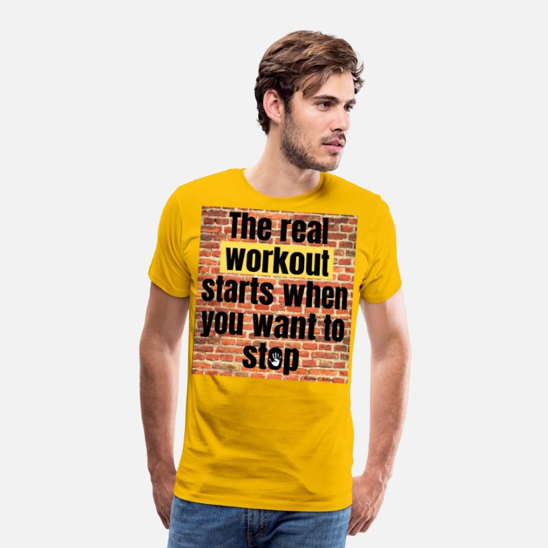 The real workout starts when you want to stop