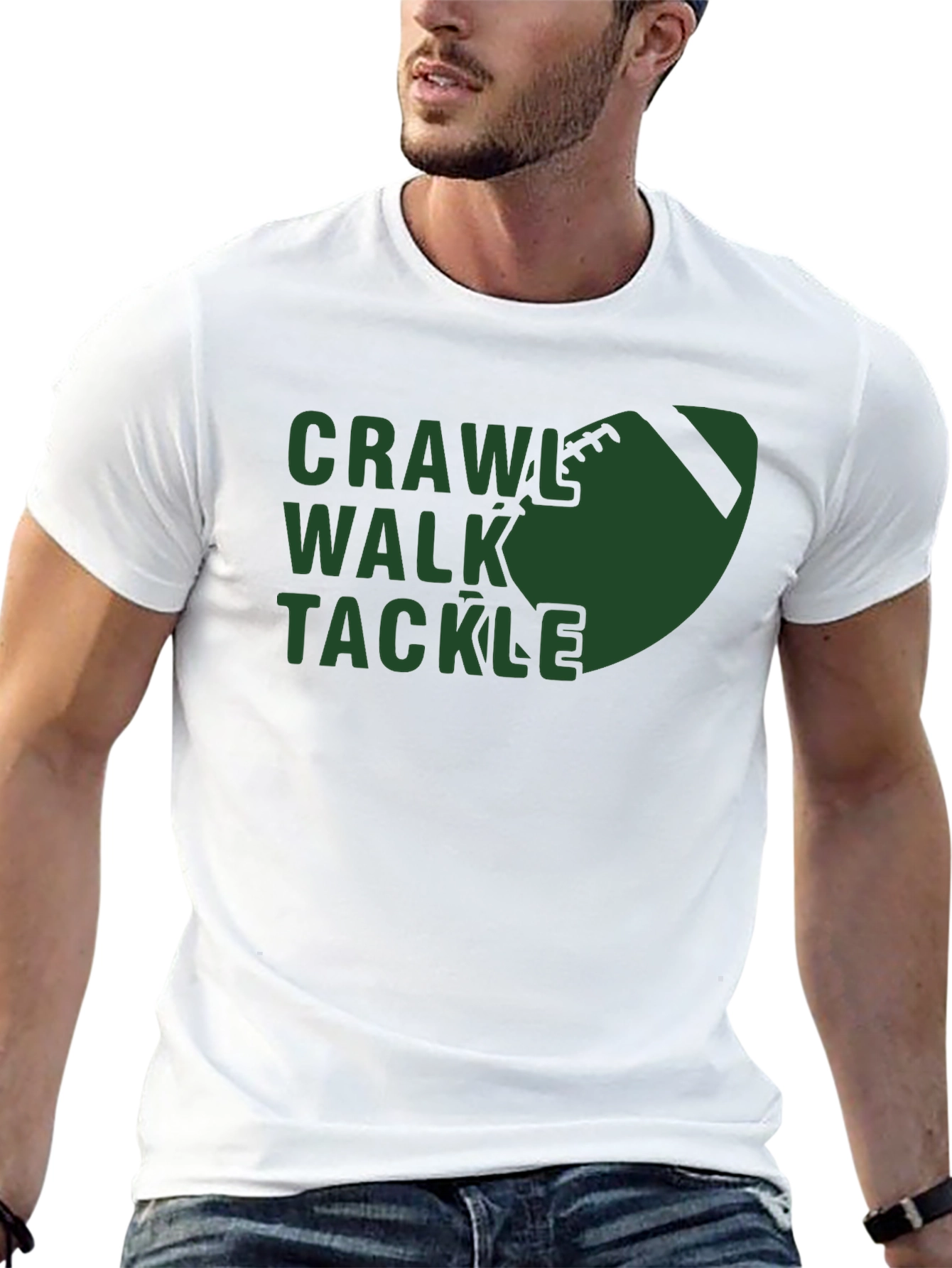 Crawl Walk Tackle Football T-Shirt