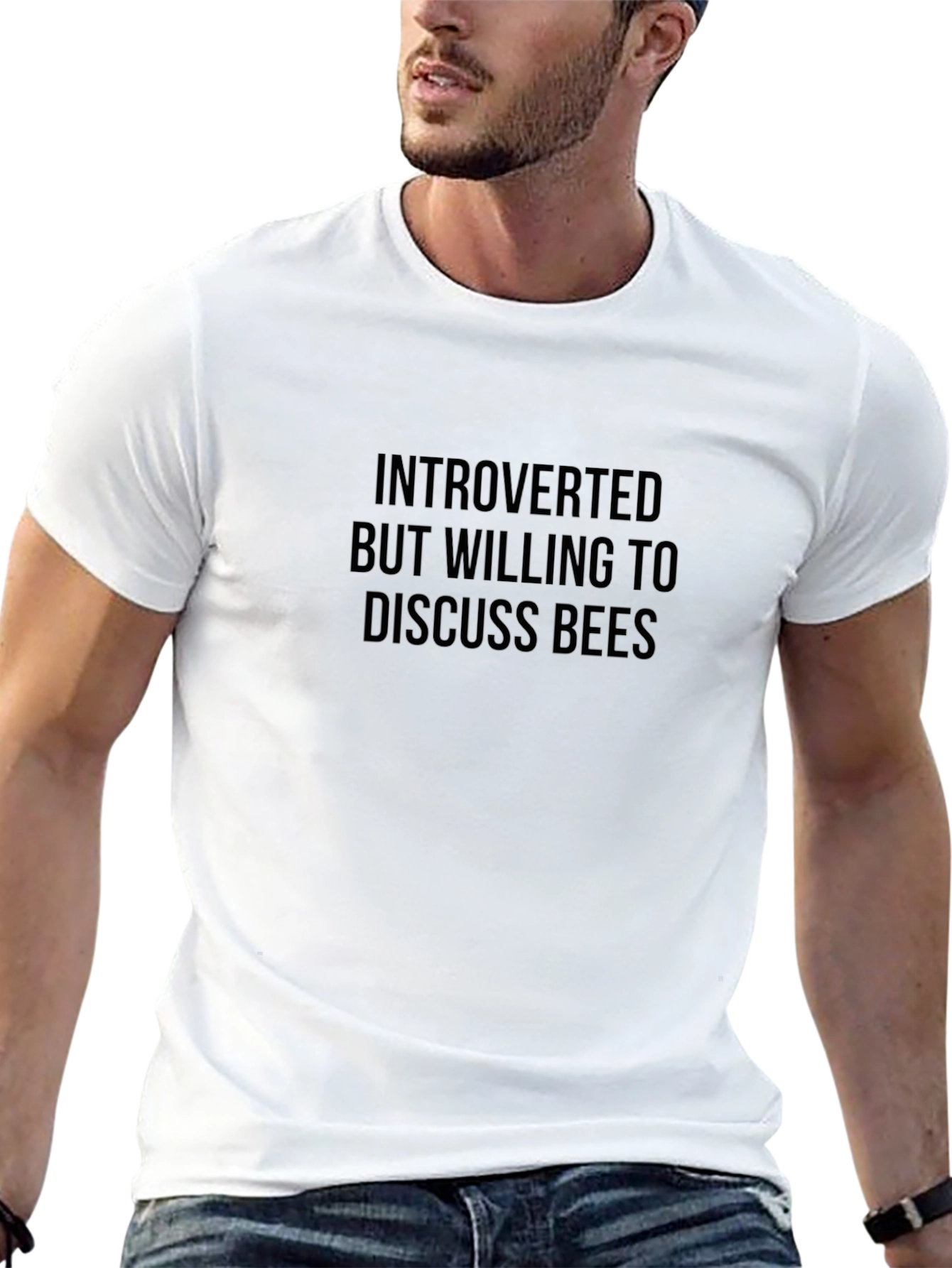 Introverted Bee Lover T-Shirt - Soft Cotton Blend