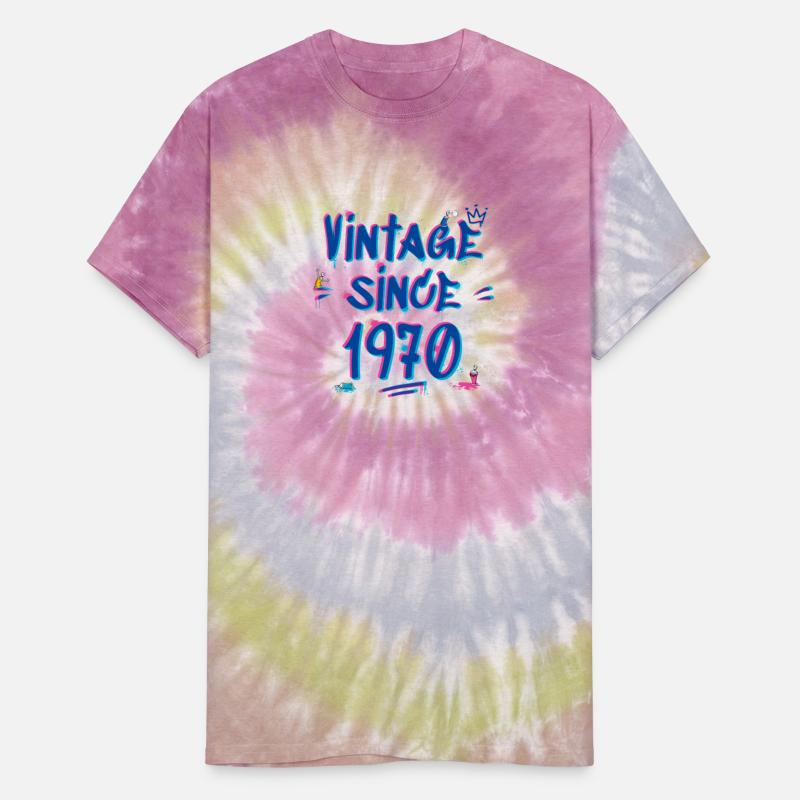 Vintage Since 1970 Graffiti Glitch Retro Hip-Hop
