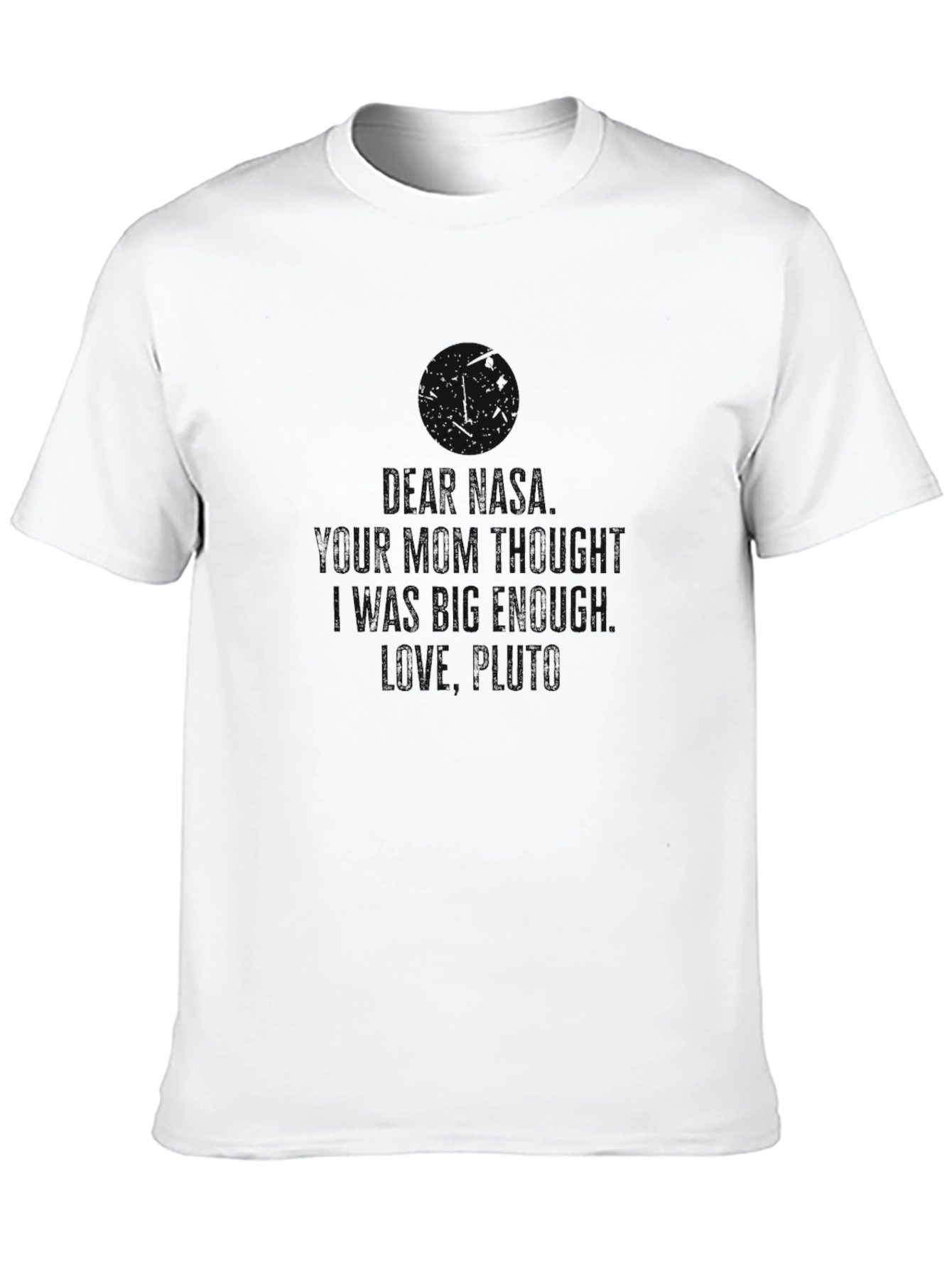 Mens Black T-Shirt with Sarcastic Graphic