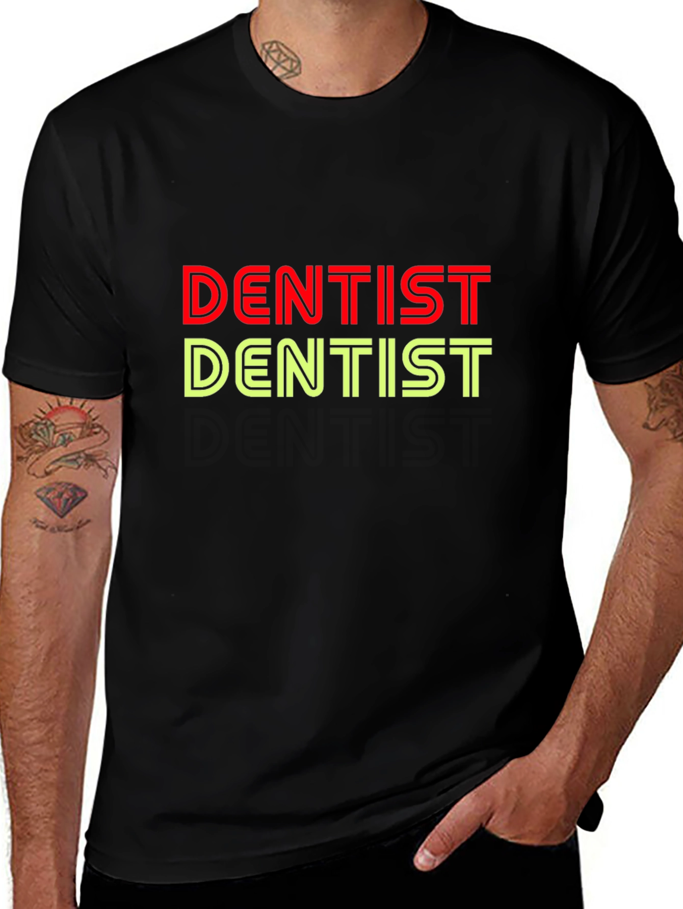 Dentist Graphic Tee - Black T-Shirt