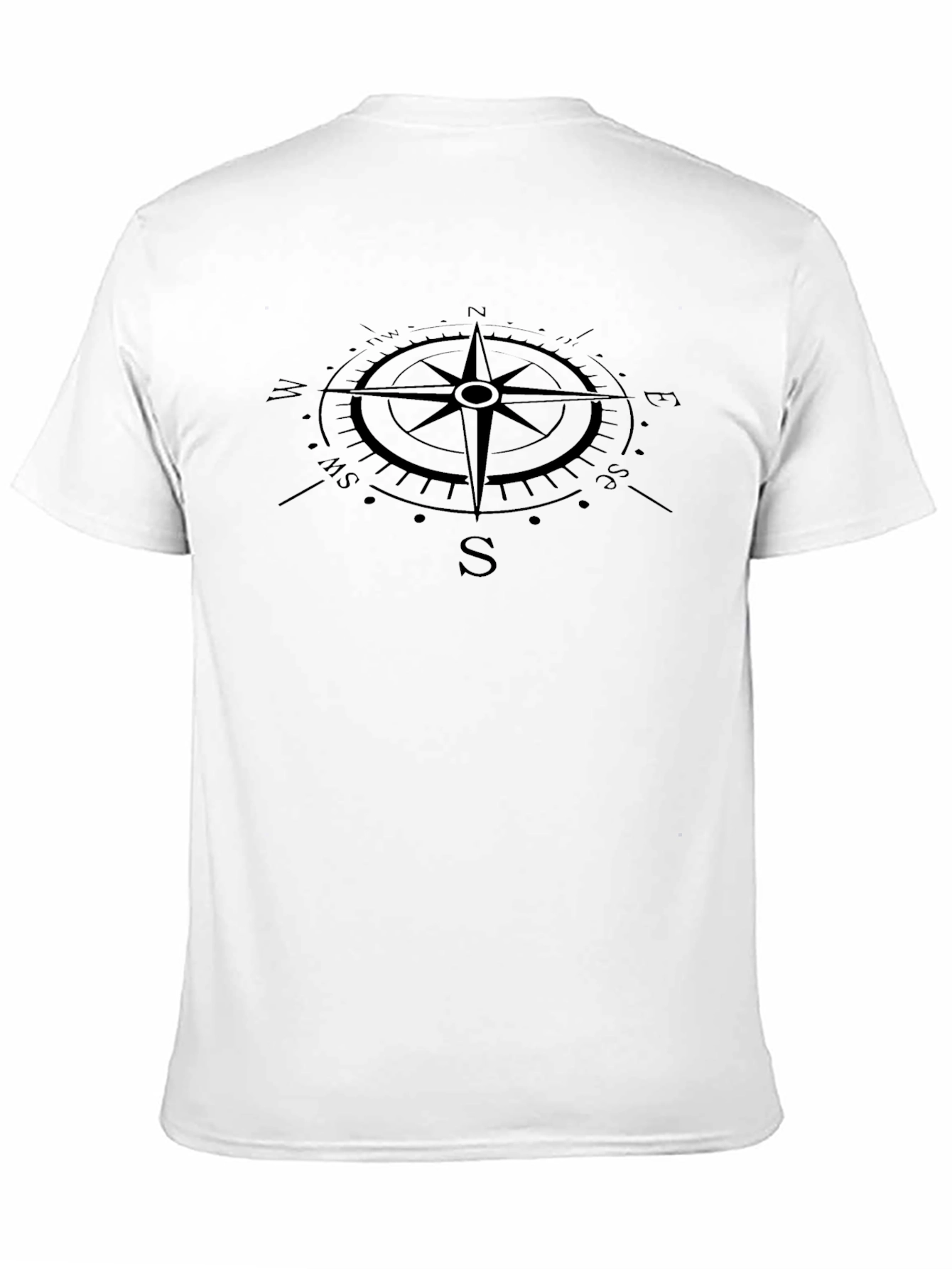 Compass Graphic T-Shirt - Mens Black Tee