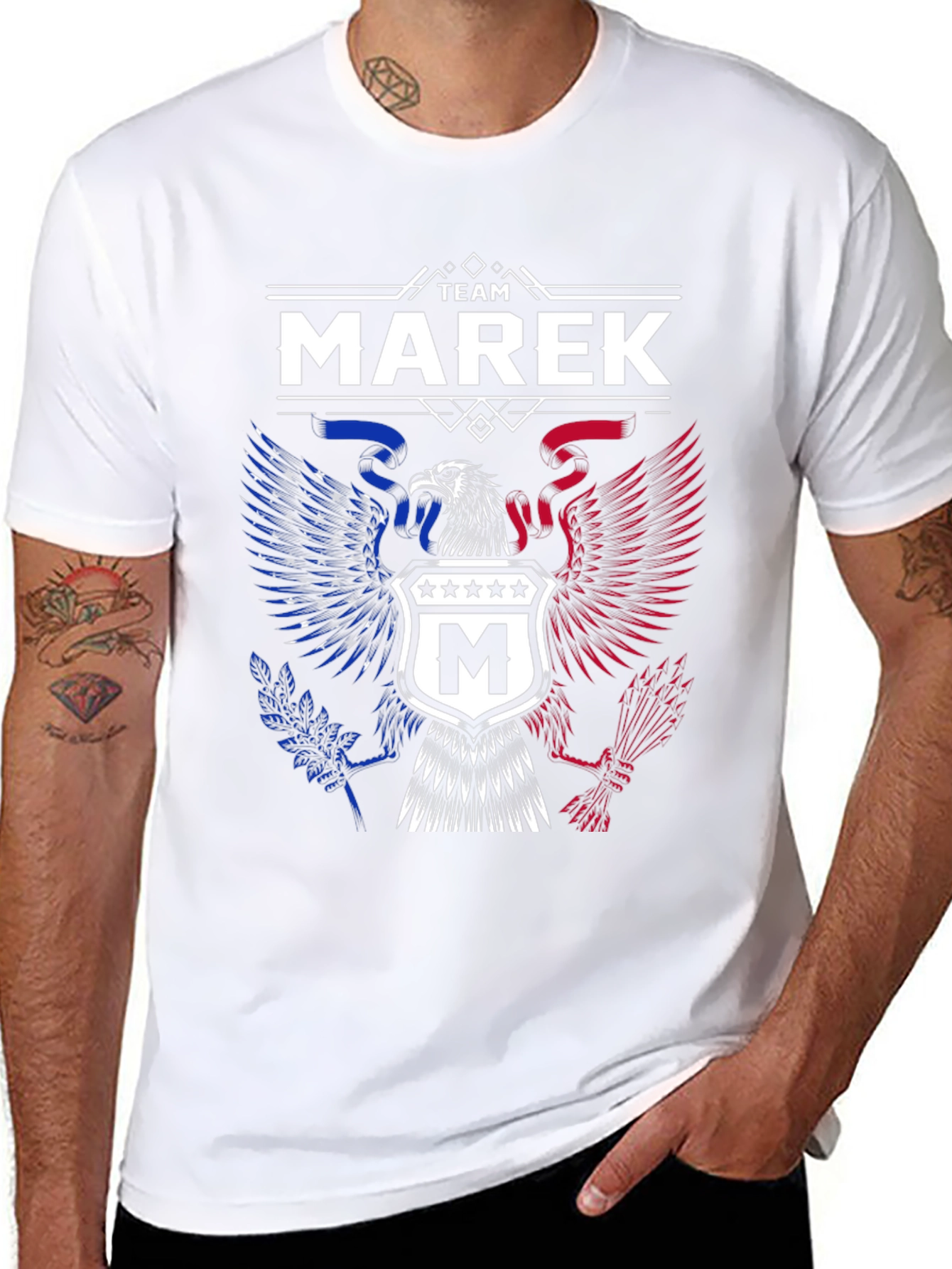 Team Marek Eagle Crest T-Shirt
