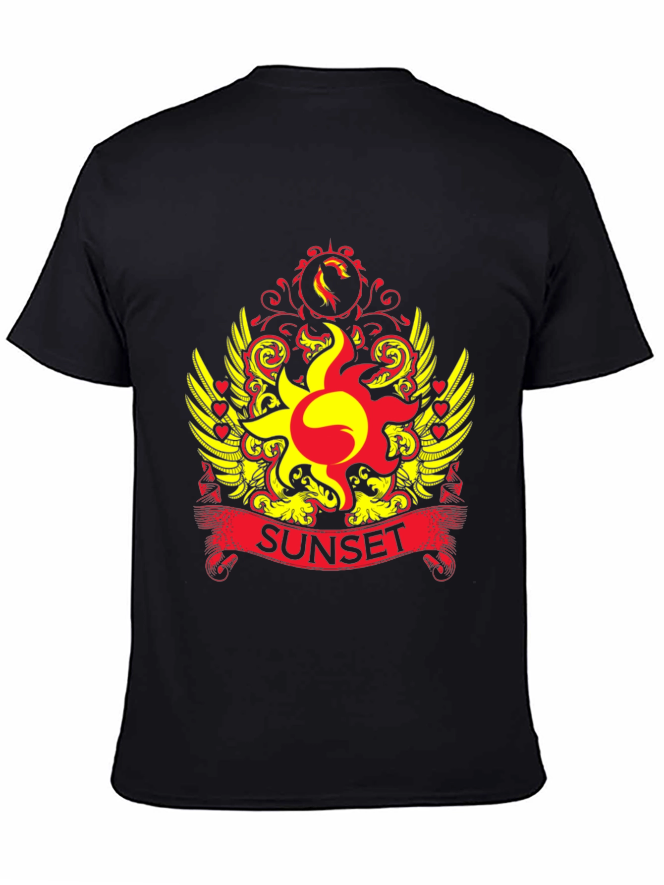 Sunset Graphic Tee - Unique Sun Design