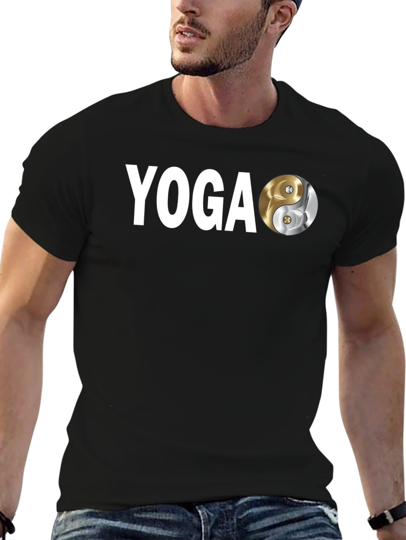 Yin Yang Yoga Graphic T-Shirt