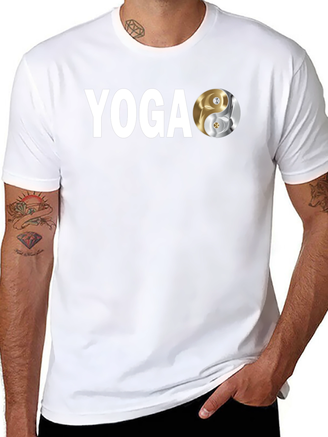 Yin Yang Yoga Graphic T-Shirt