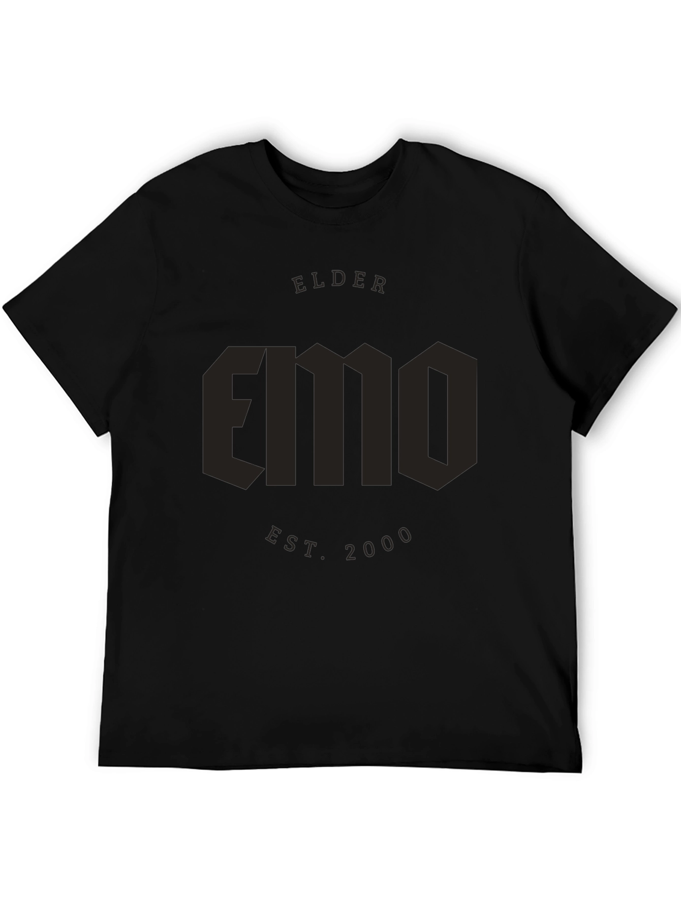 Elder Emo T-Shirt - Est. 2000 - Black