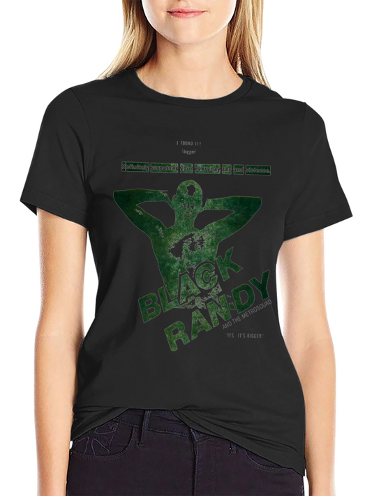 Black Randy Graphic T-Shirt - Dark Humor Tee
