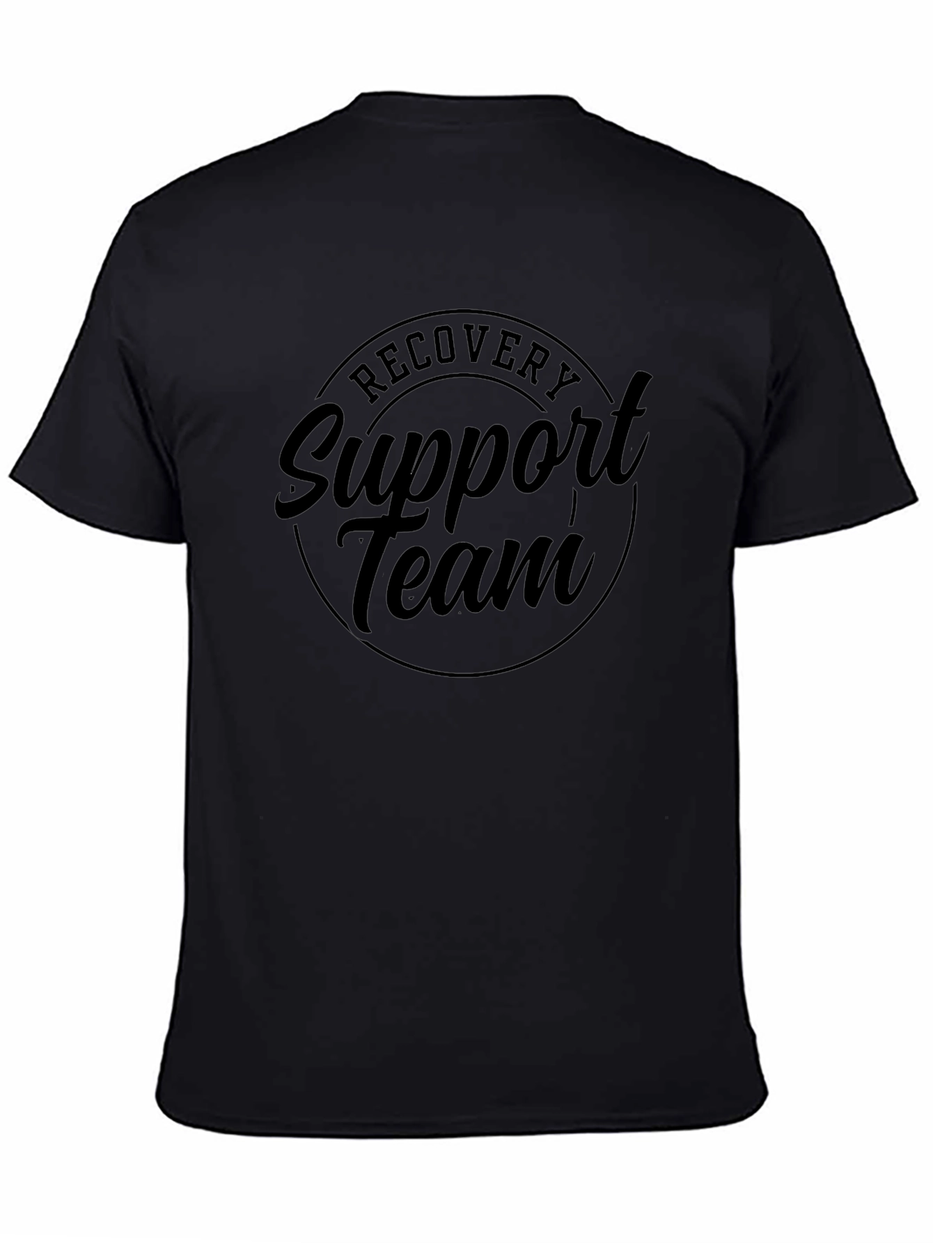 Recovery Support Team Black T-Shirt