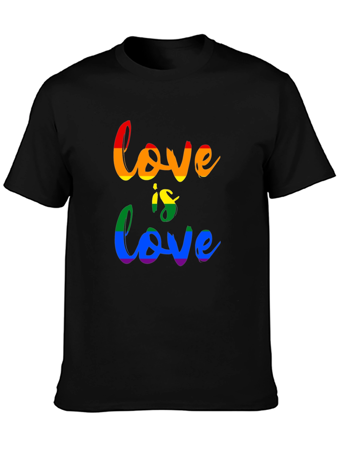 Love Is Love Rainbow Graphic T-Shirt