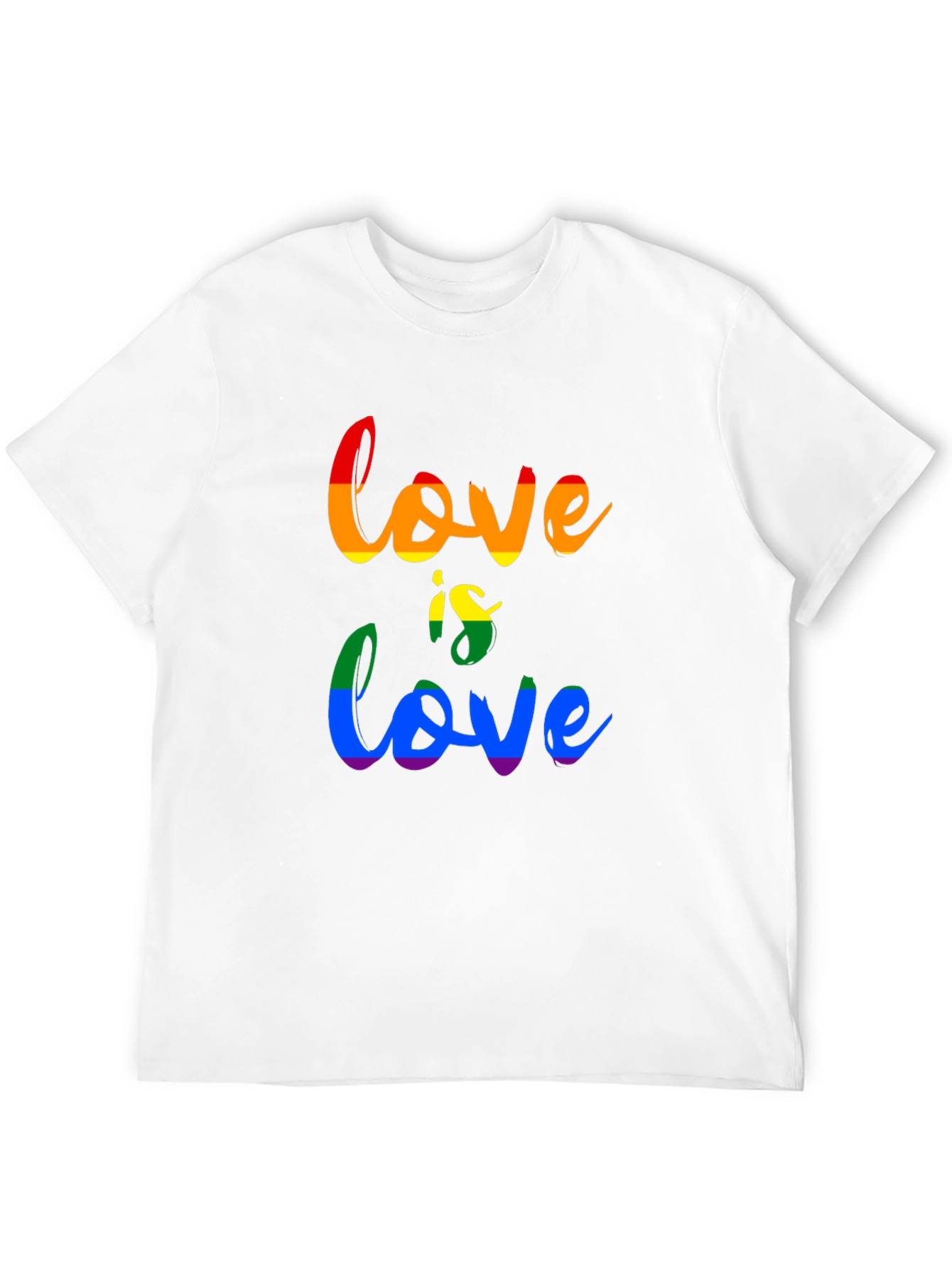 Love Is Love Rainbow Graphic T-Shirt