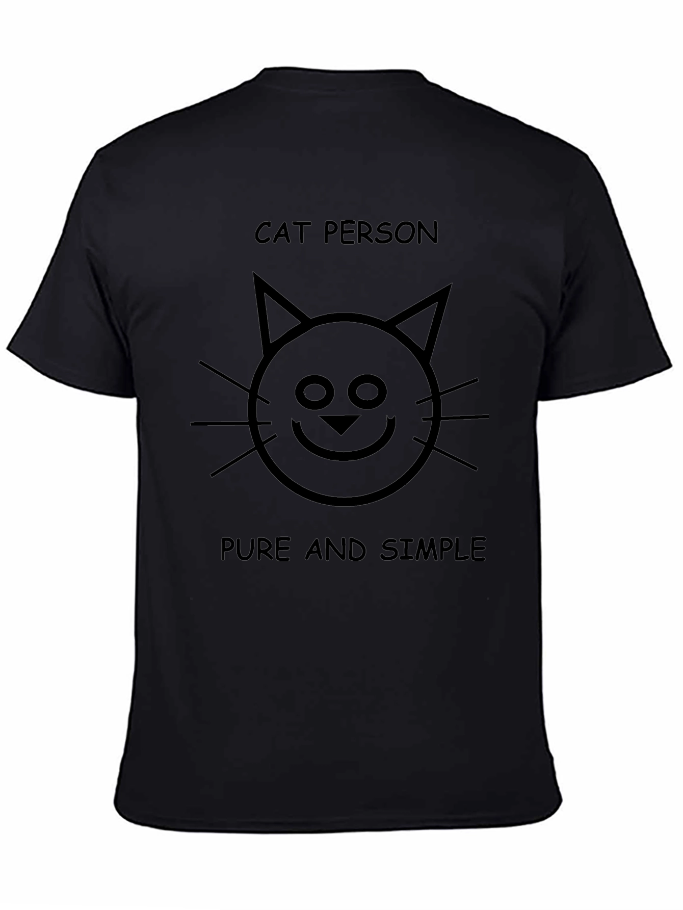 Cat Person T-Shirt - Pure & Simple Graphic Tee