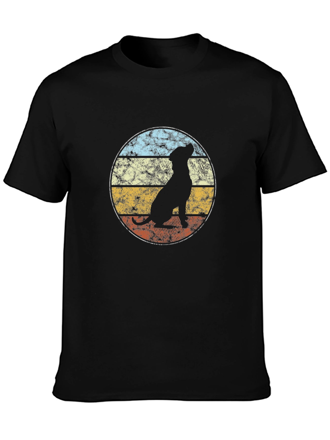Retro Dog Silhouette T-Shirt