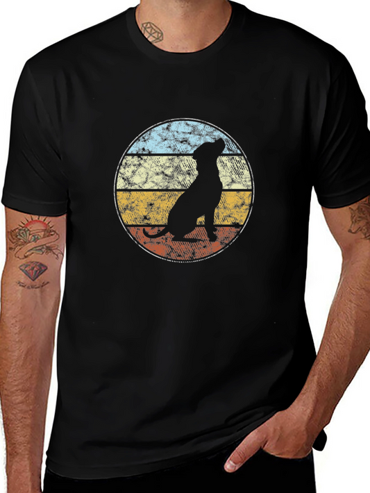 Retro Dog Silhouette T-Shirt