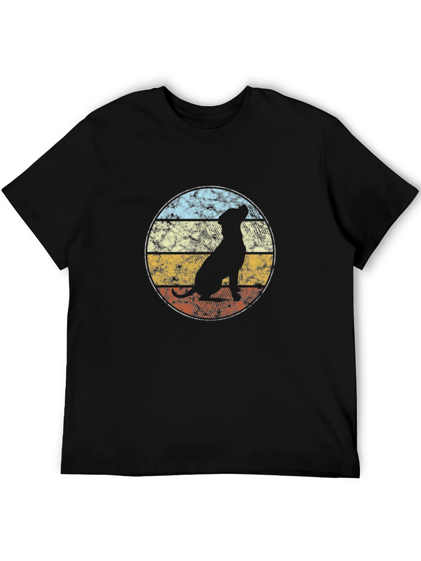 Retro Dog Silhouette T-Shirt
