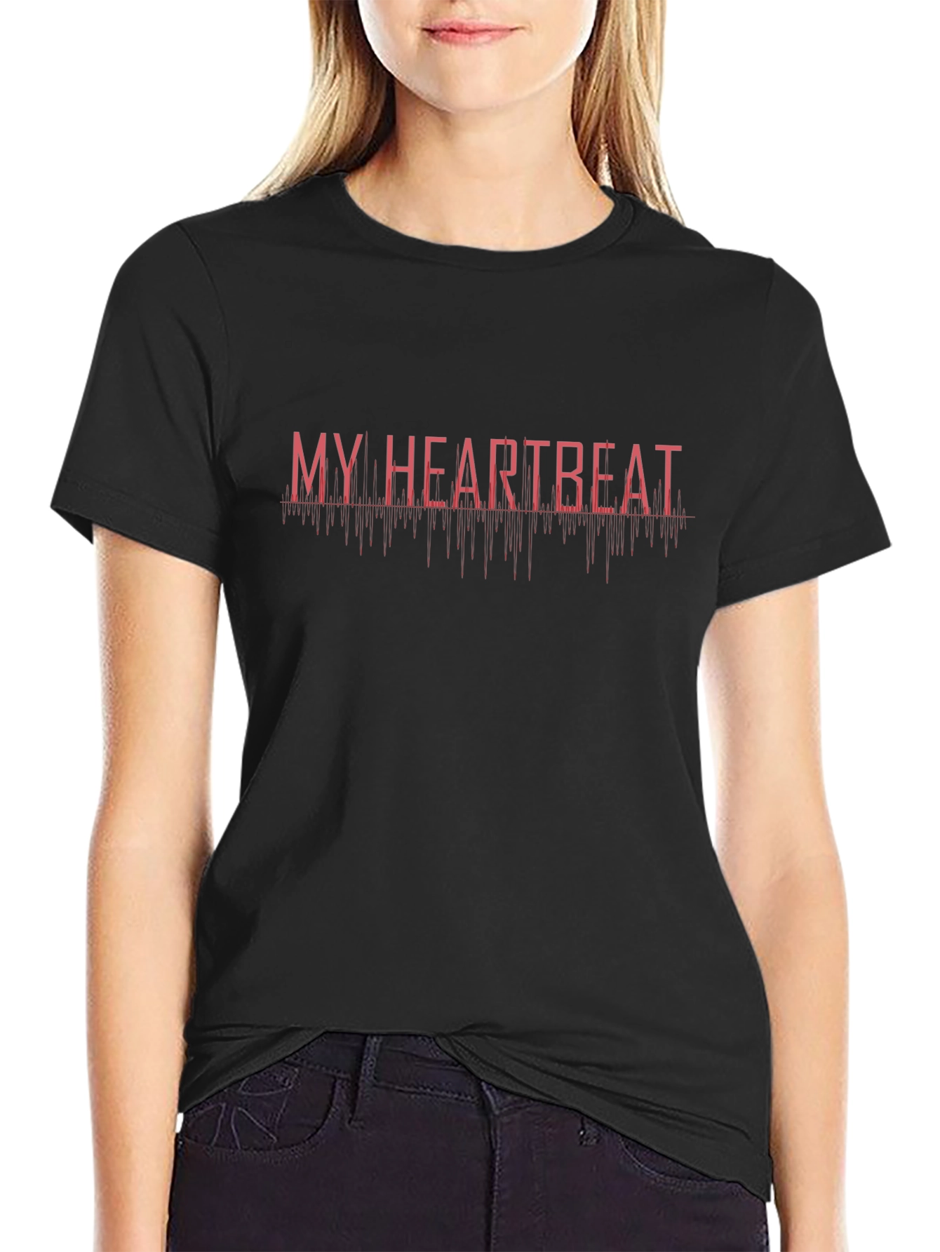 My Heartbeat Graphic Tee - Stylish Cotton T-Shirt