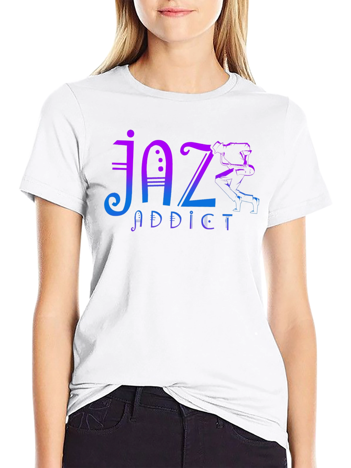 Jaz Addict T-Shirt - Unique Music Lover Tee