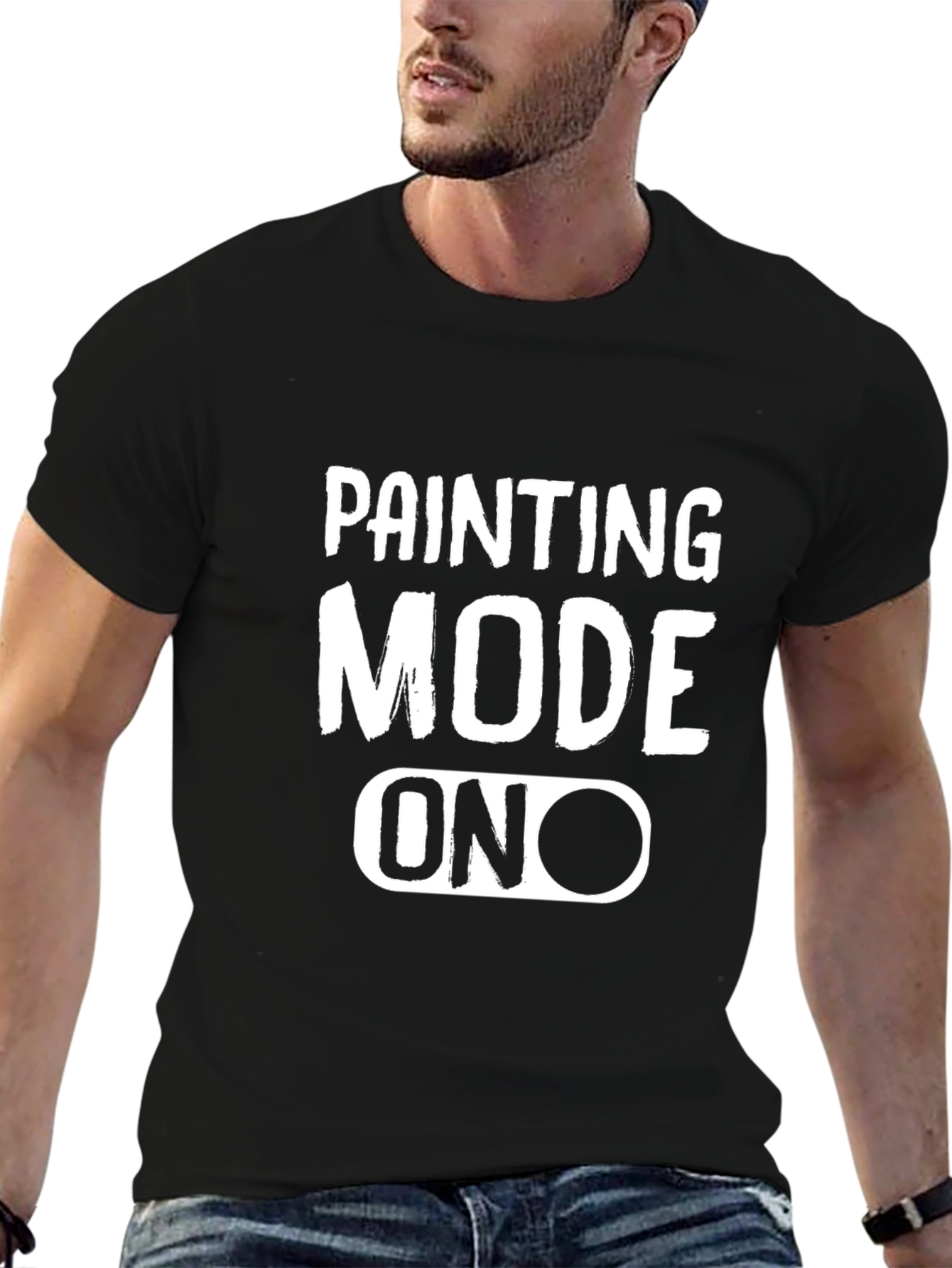 Painting Mode On Graphic Tee