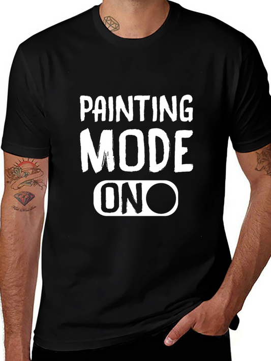 Painting Mode On Graphic Tee