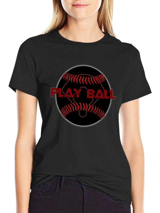 Play Ball Graphic Tee - Baseball T-Shirt