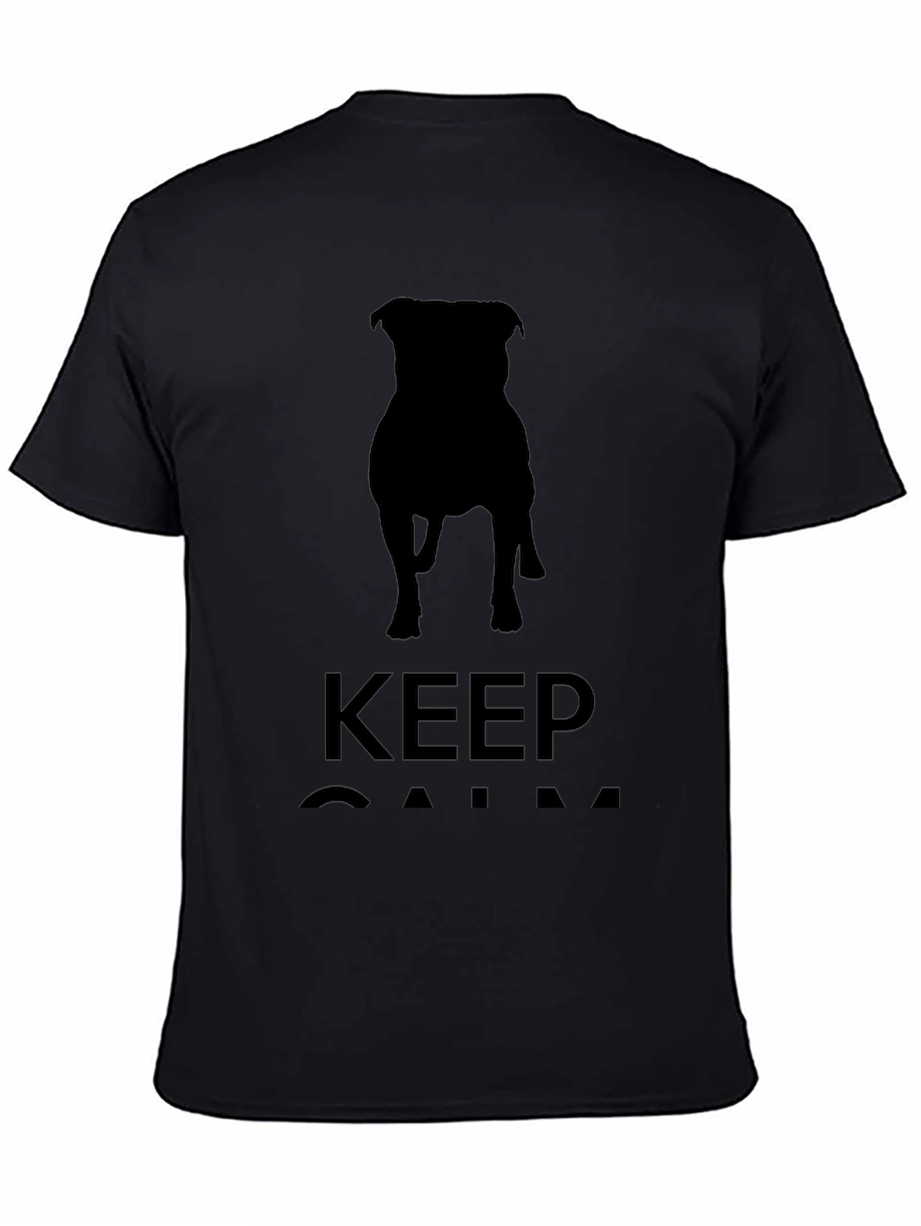 Keep Calm Dog Silhouette T-Shirt