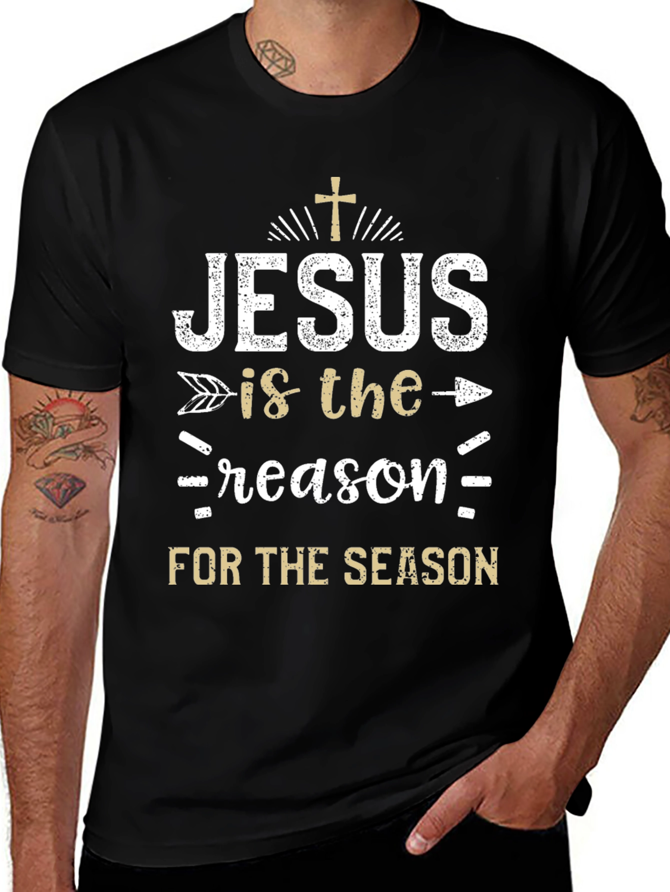 Jesus is the Reason T-Shirt Christian Holiday Tee