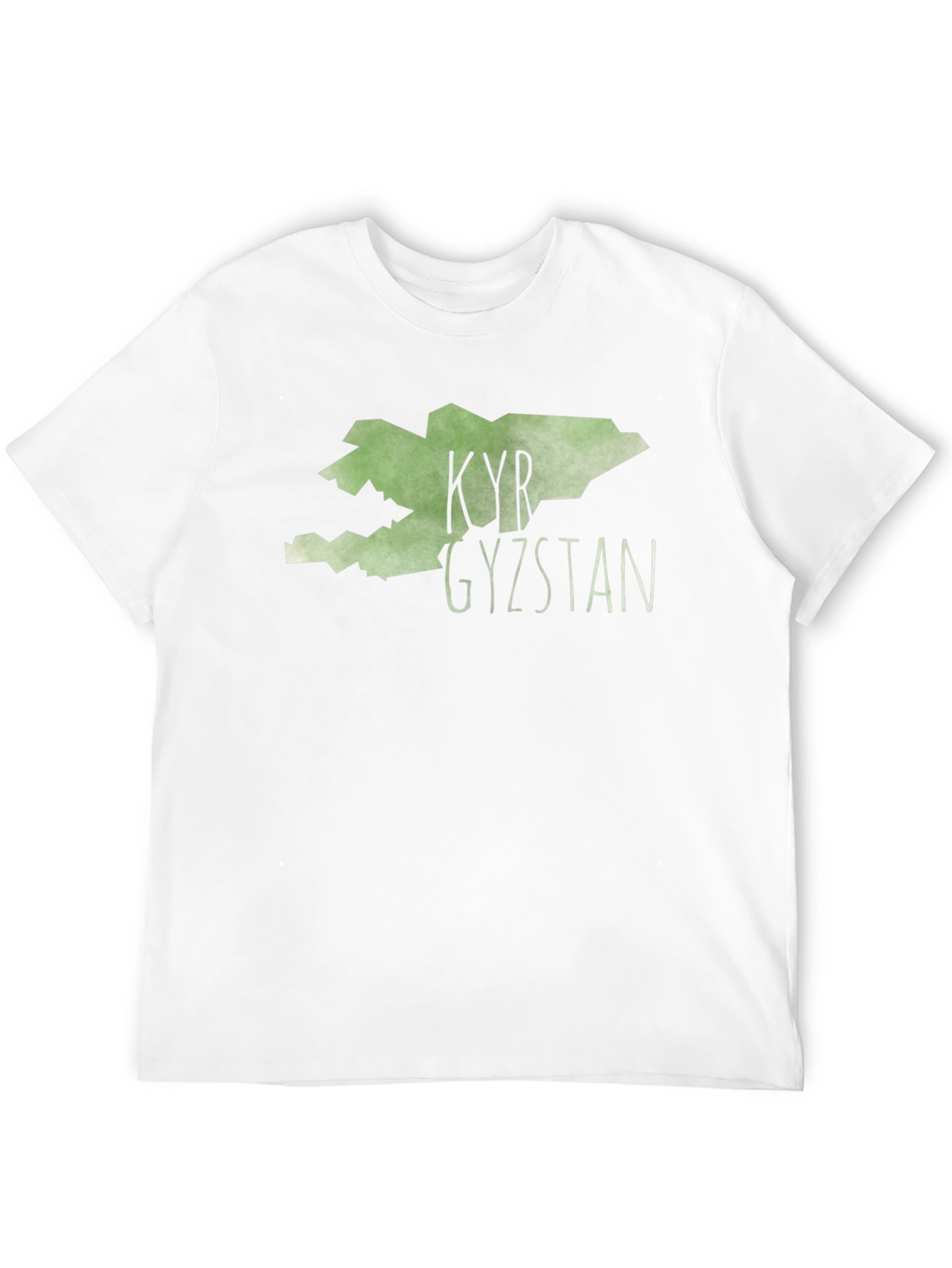 Kyrgyzstan Map T-Shirt - Black Graphic Tee