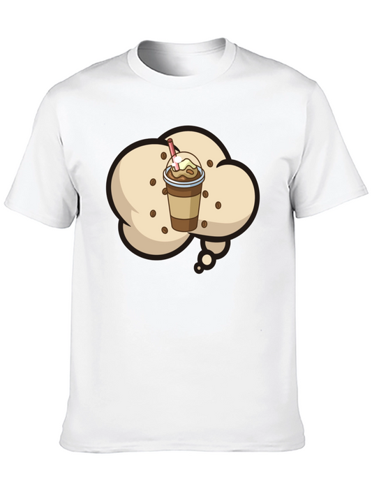 Coffee Frappe T-Shirt - Black Graphic Tee