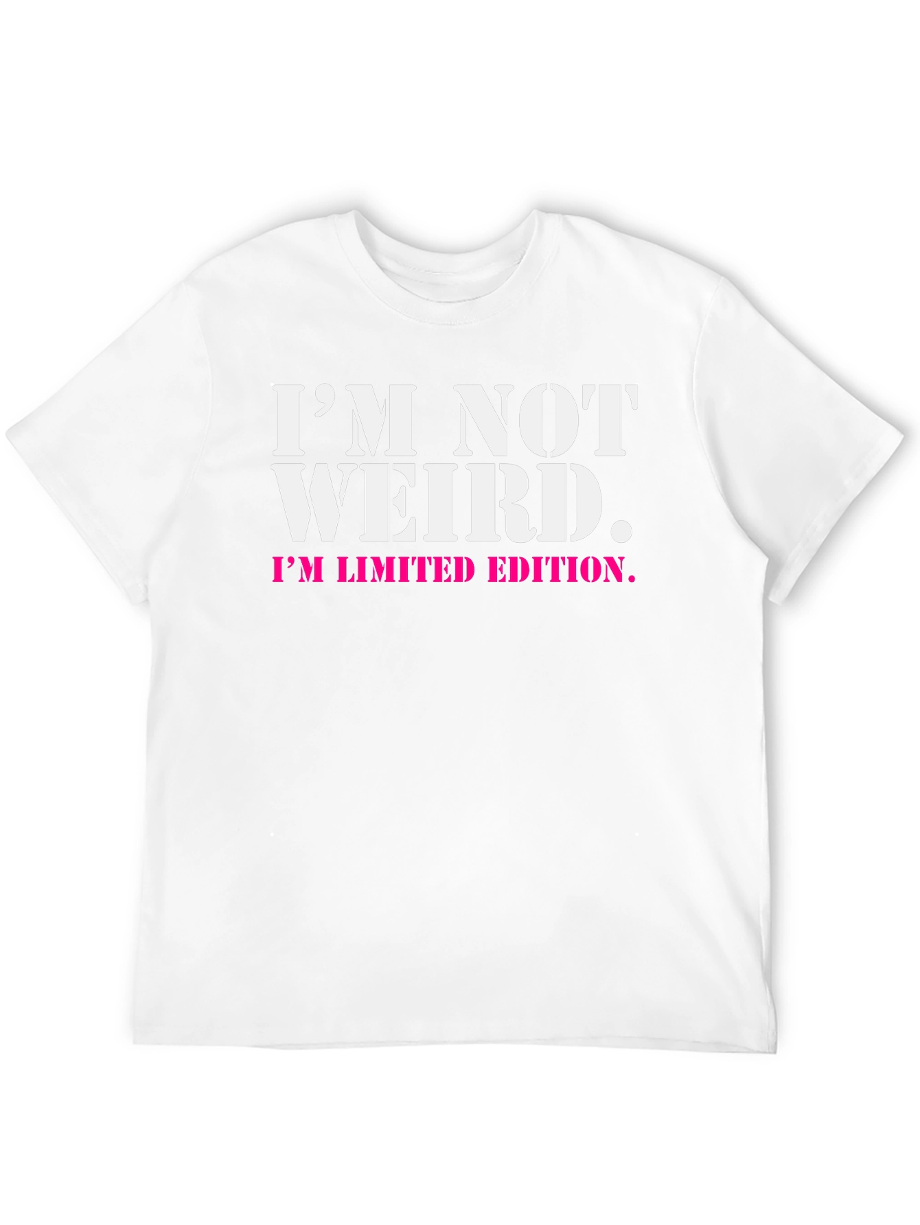 Im Not Weird - Limited Edition Black T-Shirt